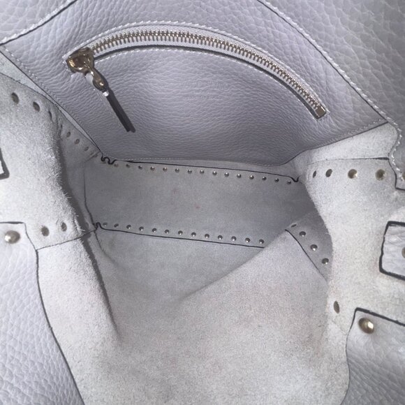 Valentino Grey Rockstud Crossbody Bag - Picture 5 of 8